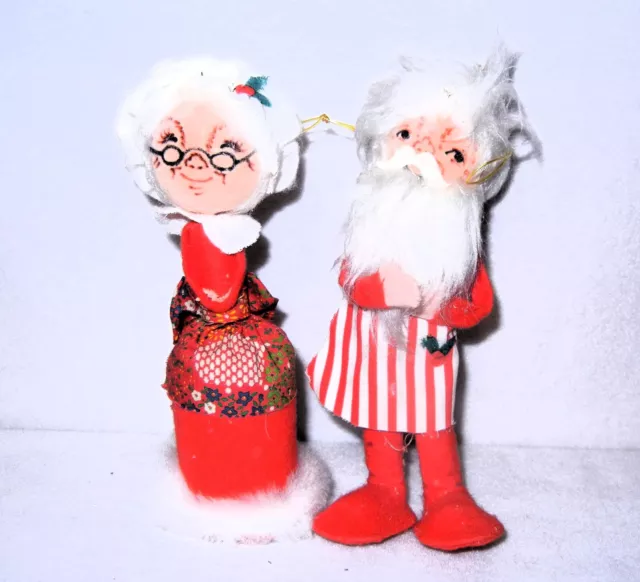 Vintage Mr. & Mrs. Santa Claus, Made in Japan, Rice-Bayersdorfer Co.