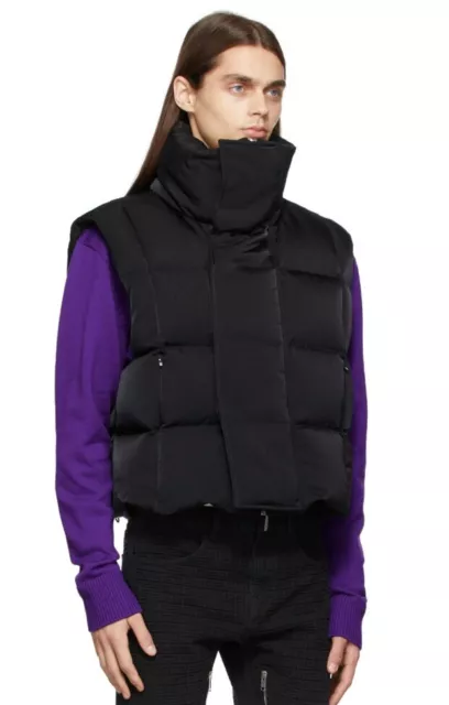 Givenchy Puffer Vest ….Black Down Squared Quilting  Size 54 3