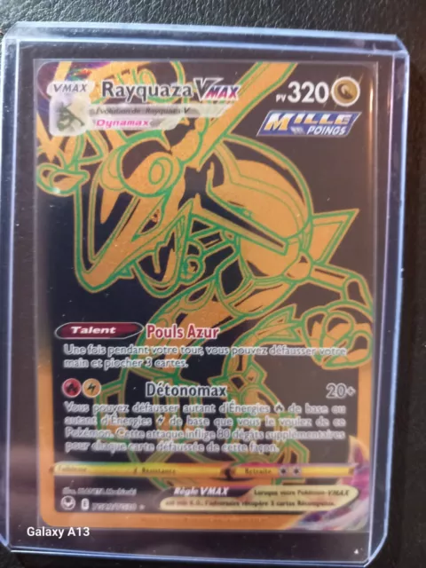 Carte Pokémon Rayquaza VMAX TG29/TG30  EB12 Tempête Argentée NEUF FR ⭐️