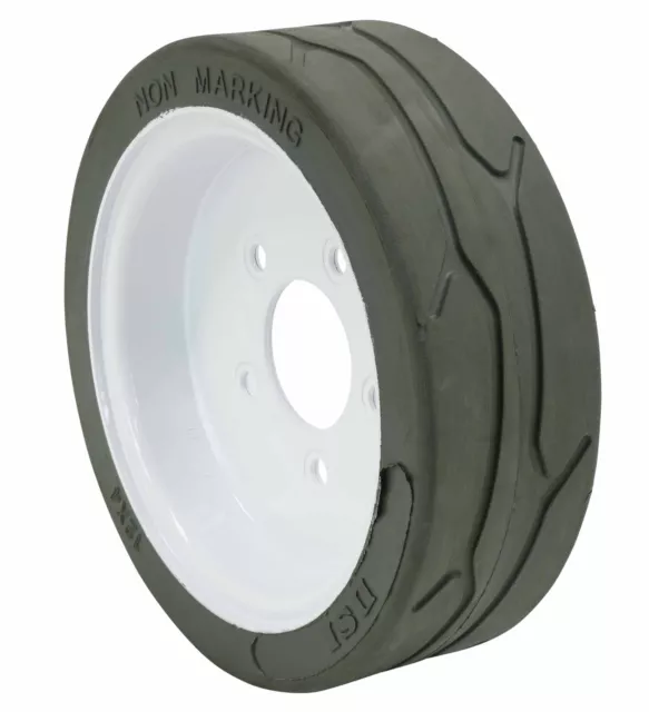 SkyJack 158437 Scissor Lift Tires 12 x 4, - Plain | Non-Marking Wheel Assembly