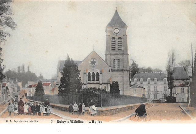 91. n°206190. soisy sous etiolles. l'église