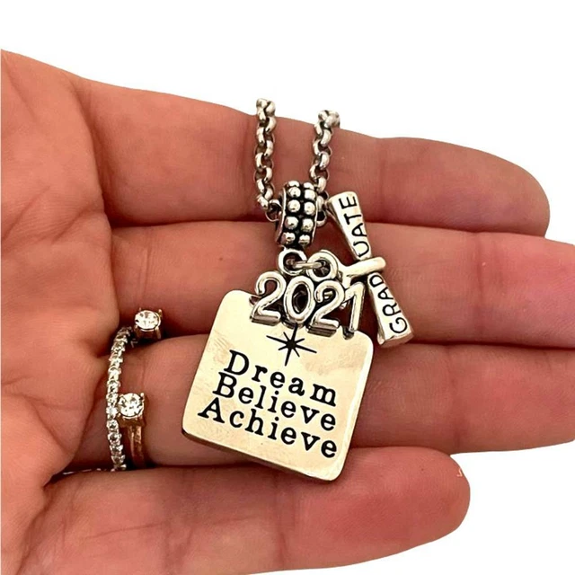 CLASS 2022 2023 2024 Graduation hat diploma gift charm bracelet