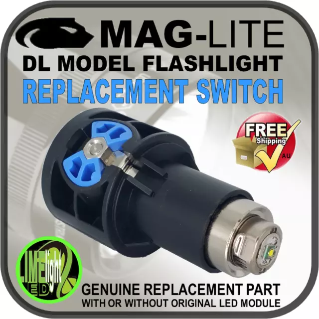 Maglite Upgrade Switch Assembly Dl Prefix Flashlight Torch Genuine Part Au