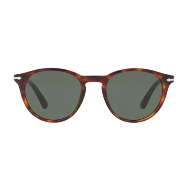 Occhiali da Sole Uomo Persol PO3152S 901531 Phantos Havana Tondi Rotondi Verdi