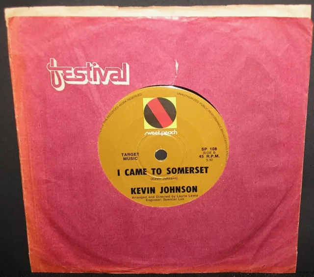 Kevin Johnson - Bonnie, Please Don't Go - '71 Oz 1St Press/Sweet Peach 108/Ex(+) 2