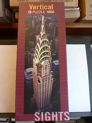 Chrysler Building Heye Heye Vertical 1000 piece Puzzle New and Sealed 