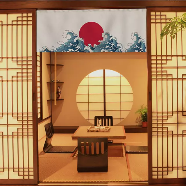 Japon Noren Sushi Restaurant Suspendu Porte Rideaux Jupe Pièce Diviseur Panneau