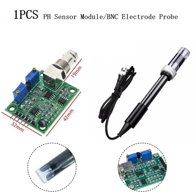 Produktbild von Ph Sensor Modul Mit BNC Anschluss Für ESP32 Digitales