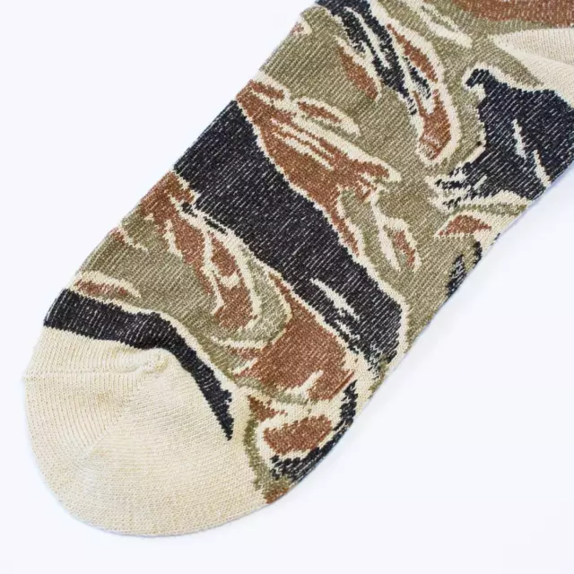 ANONYMOUS ISM Camo Crew Socks 15196200 unisex New 4color Made in Japan 2