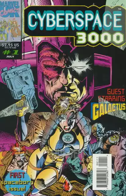 CyberSpace 3000 #1 Glow in the Dark Cover VFNM Marvel Comics July Jul 1993