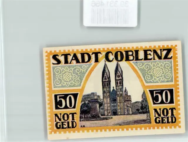 39331466 - 5400 Koblenz Notgeld 50 Pfennig Basilika St. Kastor Koblenz