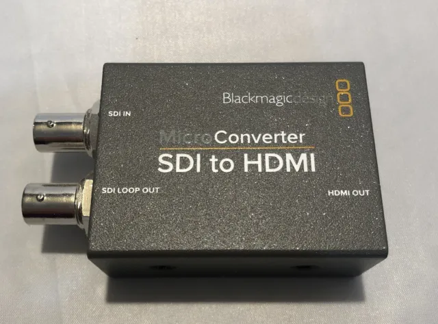 Blackmagic Design Micro Converter HDMI to SDI - No power supply MINT Condition