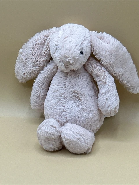 JELLYCAT BASHFUL PINK Bunny Small 8” Rare Retired Rabbit Plush ...