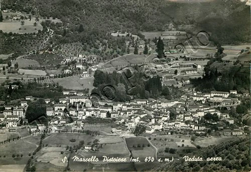 Cartolina di San Marcello Pistoiese, panorama - Pistoia, 1963