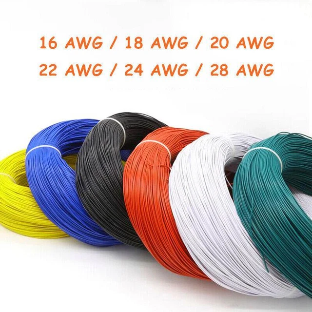 Lotto Cablaggio Auto PVC 16-28 AWG Cavo Veicolo per Cablaggio Auto