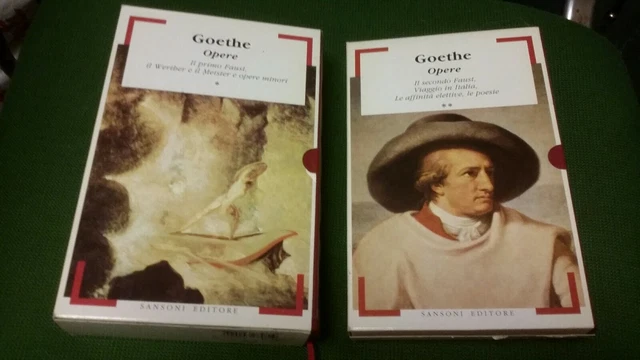 GOETHE - OPERE - 2 VOLUMI - Sansoni 1989, 25a22