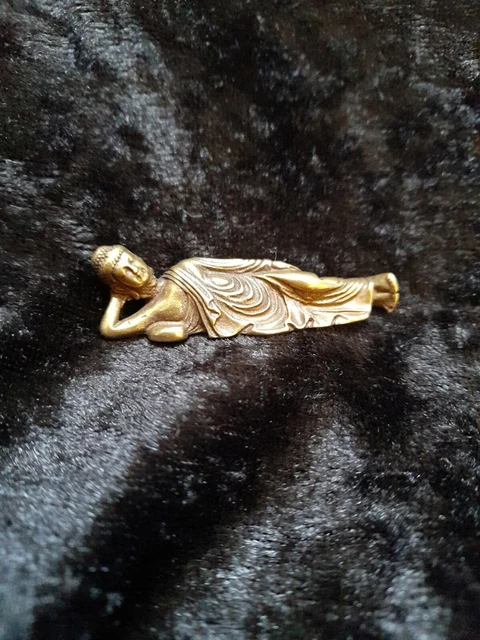 Mini Brass Buddha Statue