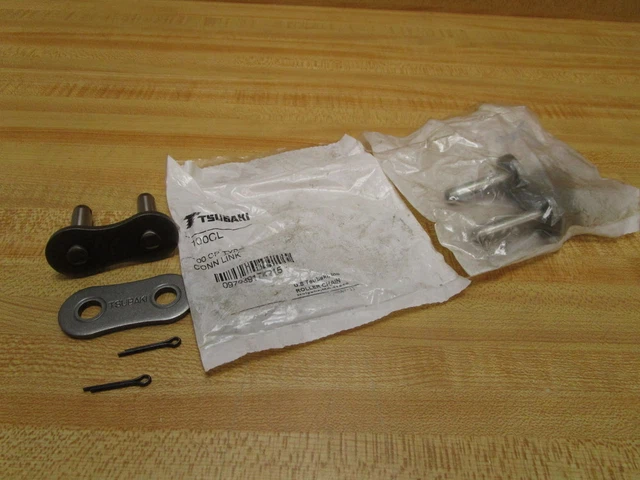 Tsubaki 100CL Roller Chain Connecting Link 100 CP (Pack of 6)