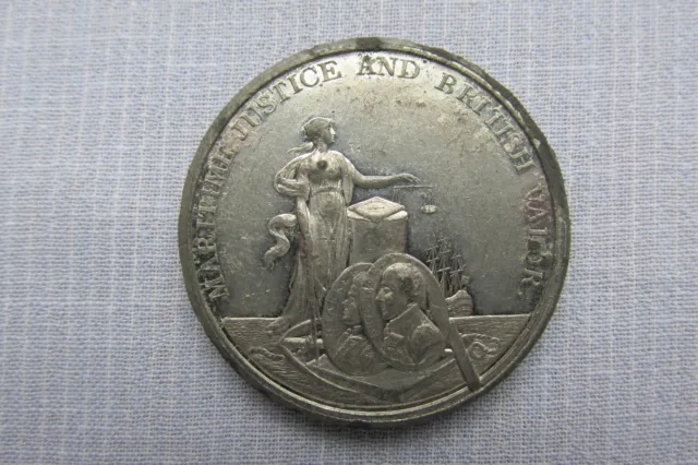 Battle of Copenhagen -- 1801 -- C19th British Medal -- Naval / Military