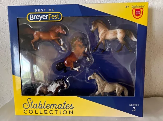 NEW 2022 Breyer Horses BEST OF BREYRFEST STABLEMATE Collector SET of 5 -LE 3500