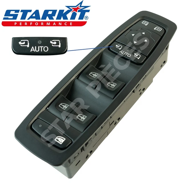 Interrupteur Lève-Vitre Électrique Renault 254012952R - Compatible Mégane 4, Kadjar, Scénic, Talisman - Neuf D'Origine