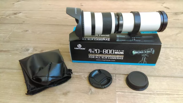 Nikon DSLR Digital Fit 420-800 mm teleobiettivo zoom per D3100, D3200, D3300 ecc. 3