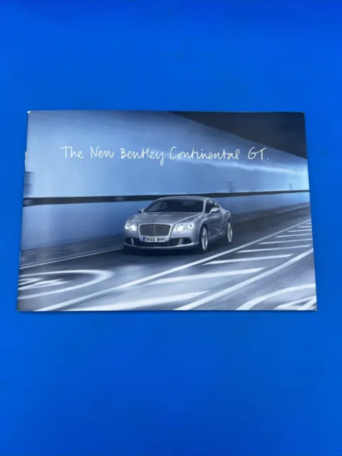 Bentley Continental GT 2011 Model Year Geneva Motor Show Press Kit