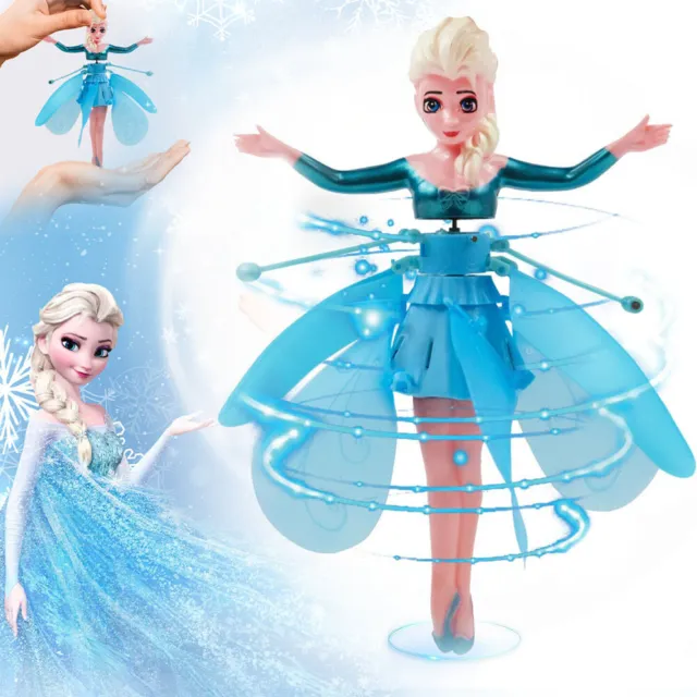 Magic Flying Fairy Princess Dolls Infrared Induction Control Girl Toy Xmas Gifts