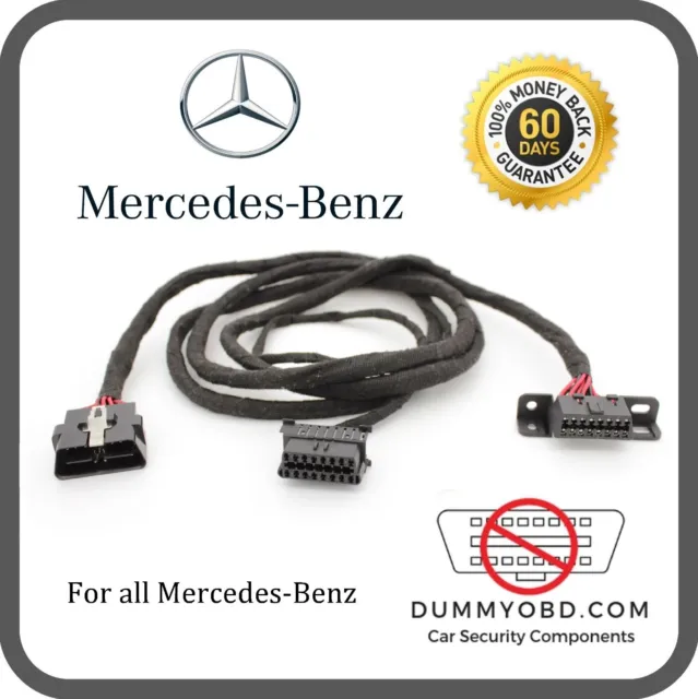 Mercedes-Benz ALL MODELS dummy OBD port relocation extension diagnostic extender