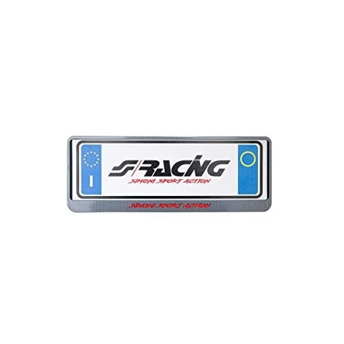 SIMONI RACING PTX/4AC Support de Plaque d'immatriculation Avant Universel Noi...