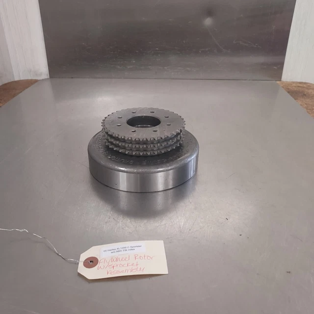 2005 HARLEY DAVIDSON XL 1200C Sportster Flywheel Rotor w/ Sprocket