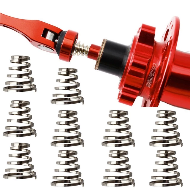 Turn Hub. Spring QUICK RELEASE SKEWER Spring Replacement Stainless Steel Cycling Hub ...