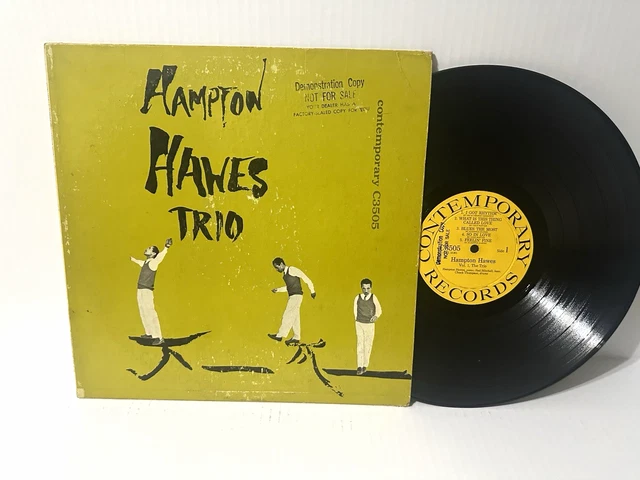 HAMPTON HAWES TRIO Trio Vol. 1 Contemporary Lax3001 1Lp $5.64