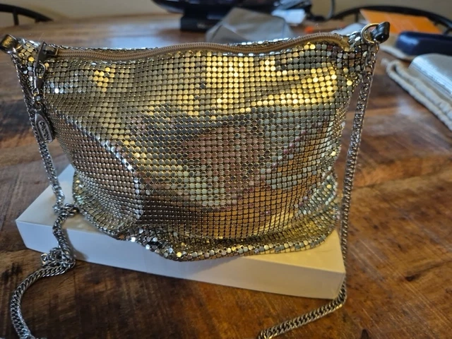 SMALL SILVER OROTON Glomesh Style Hip Bag PicClick AU
