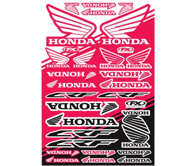 Honda Racing Crf - Satz Aufkleber Universal / 22-68330