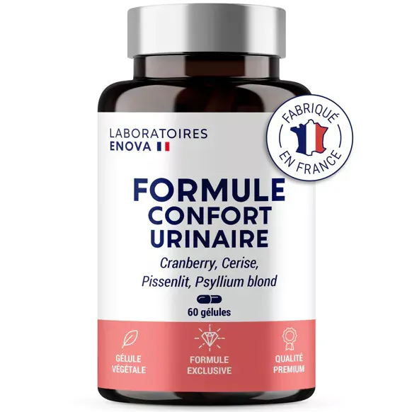 FORMULE CONFORT URINAIRE | Cranberry Psyllium Cerise Pissenlit