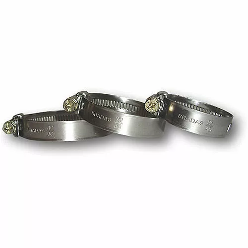 10 x colliers de tuyau 12-22 mm colliers collier de tuyau collier acier inoxydable tourment