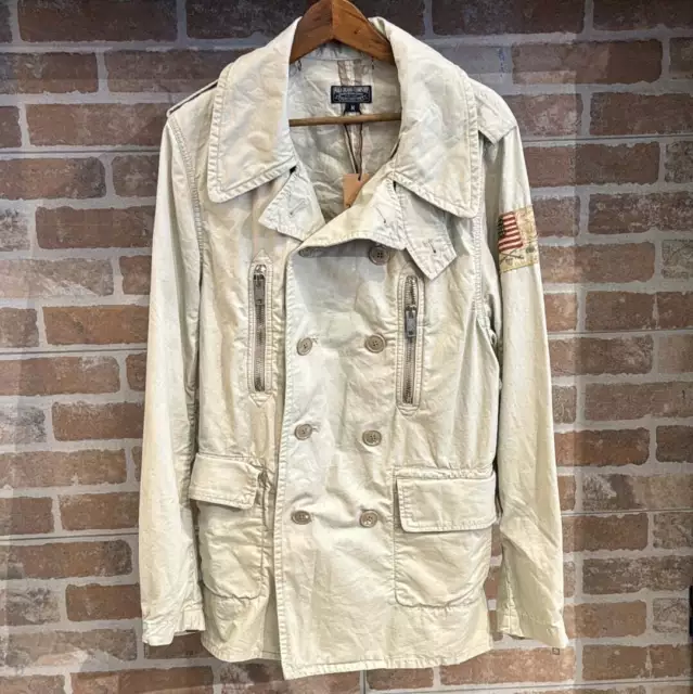 Polo Ralph Lauren TRENCH DOPPIOPETTO BEIGE DA UOMO