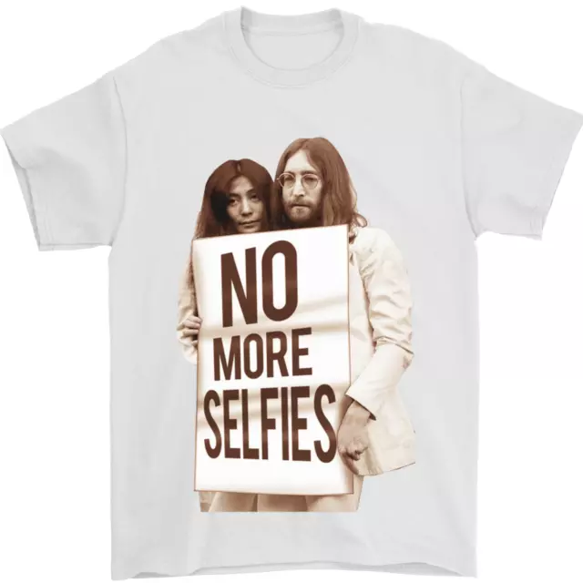 No More Selfies Funny Camer Photography Mens T-Shirt 100% Cotton