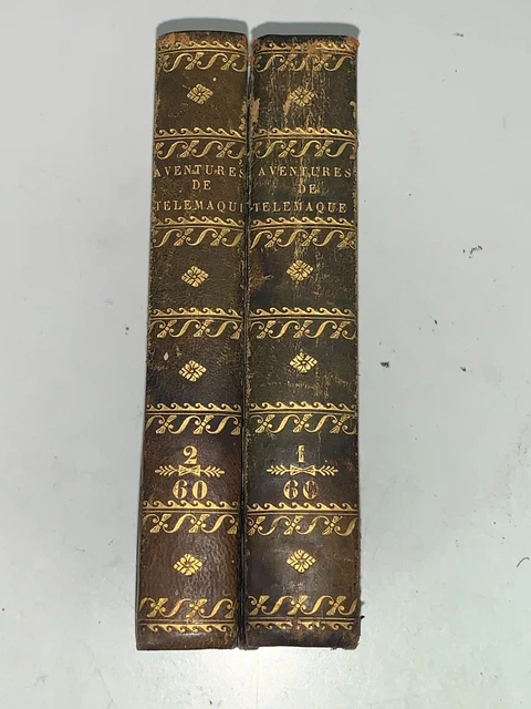 F. De Salignac - Les Aventures De Telemaque Fils D'ulysse - Lausane, 1769 2 Vol.