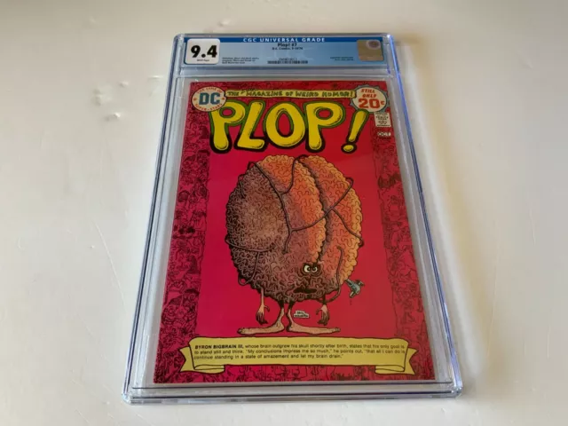 Plop 7 Cgc 9.4 White Pages Superman Basil Wolverton Dc Comics 1974