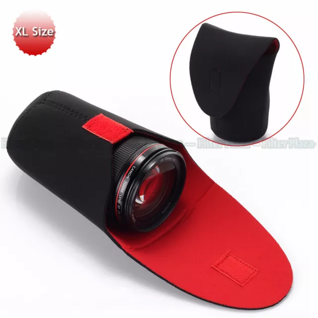 Neoprene Waterproof DSLR Camera Lens Soft Protector Pouch Bag Case Cover XL Size