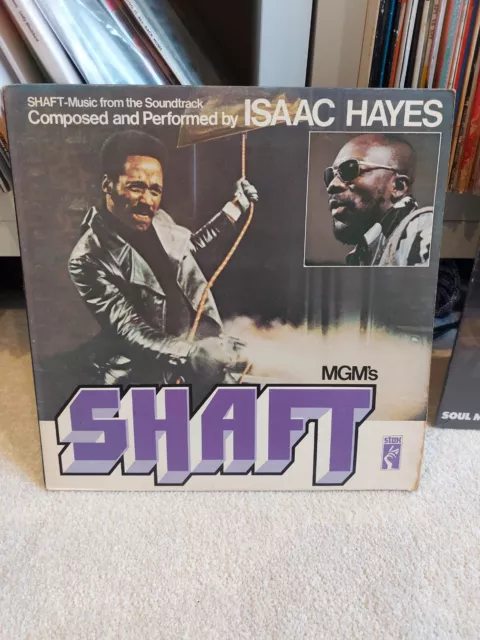 Isaac Hayes Shaft Movie Soundtrack 12'' Vinyl Double Album Stax Stxd 4004