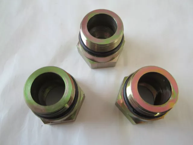 EATON C3269x16x12  1"MALE W/O-RING X 3/4" FEMALE REDUCER FITTING      LOT OF 3 3