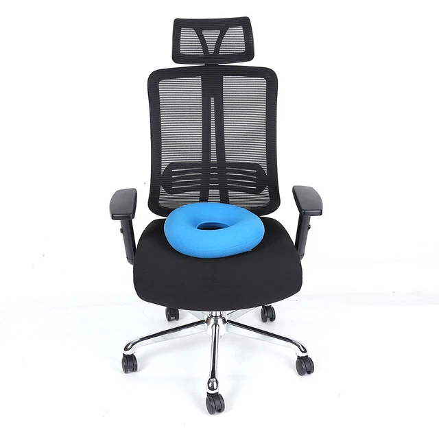 Coussin De Siège Rond Gonflable Support De Hanche Avec Pompe Coussin De Hé TOS