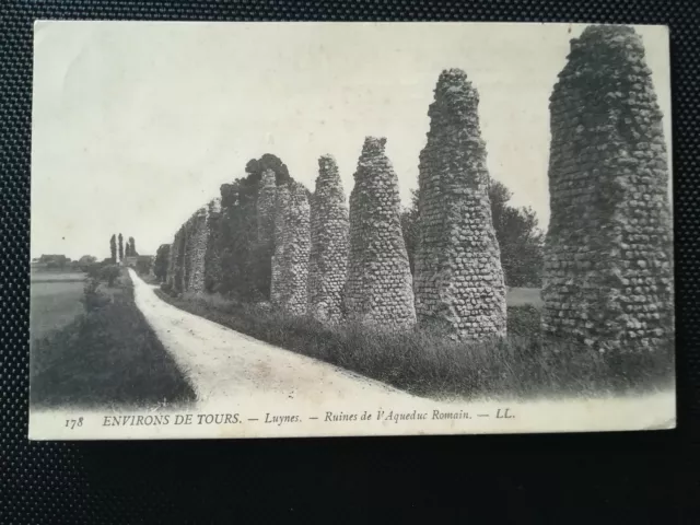 CPA 37 LUYNES - Ruines de L'Aqueduc Romain