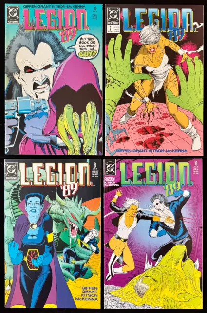 L.E.G.I.O.N. '89 #4-10 DC Comics set 1989 VF+/NM- 4 Book Lot Early Lobo Series