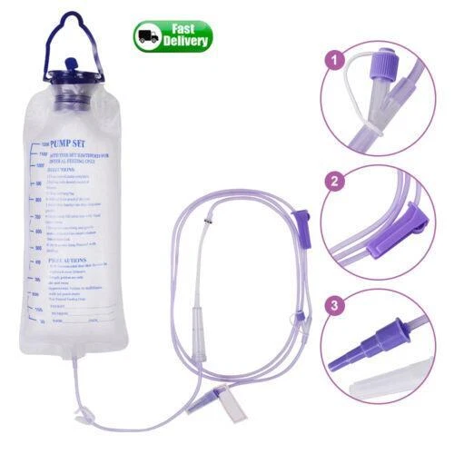 for Gastrointestinal 1200ML Disposable Enteral Carejoy Feeding Bag | FDA CE