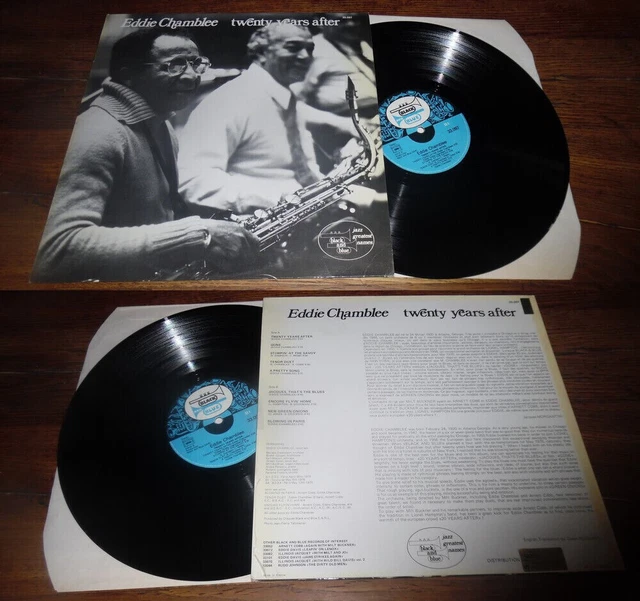 EDDIE CHAMBLEE - Twenty Years After LP ORG French Jazz Black&Blue 76'