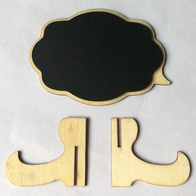10 Pcs Bambou Tableau Des Spécialités Bureau Babillard